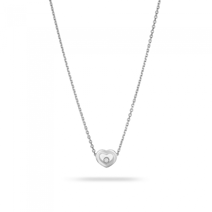 Collar Chopard Happy Diamonds Icons oro blanco y diamante