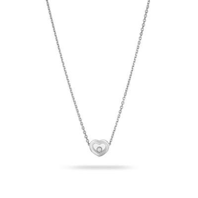Collar Chopard Happy Diamonds Icons oro blanco y diamante