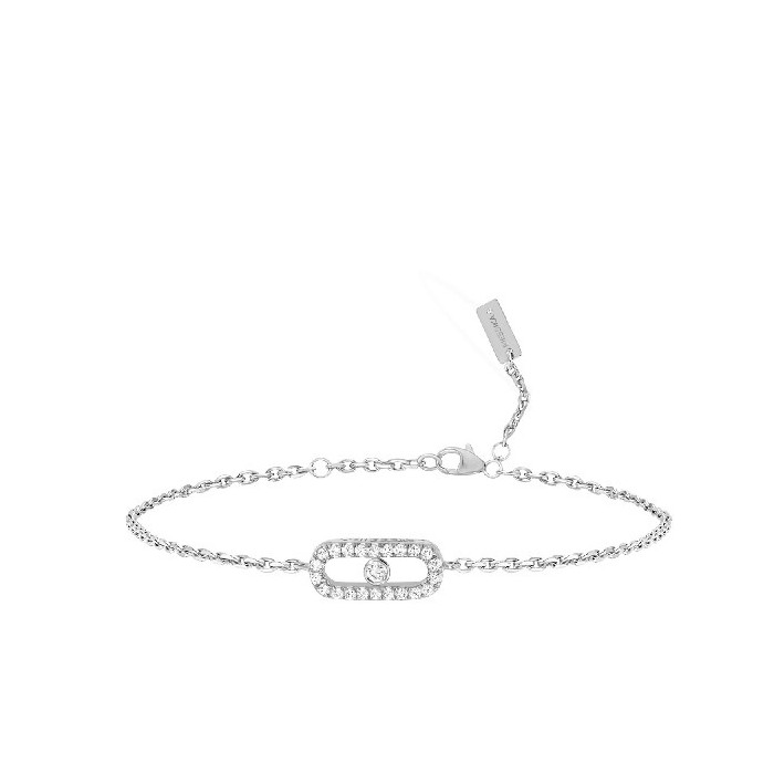 Pulsera Messika CARE(S) Oro Blanco