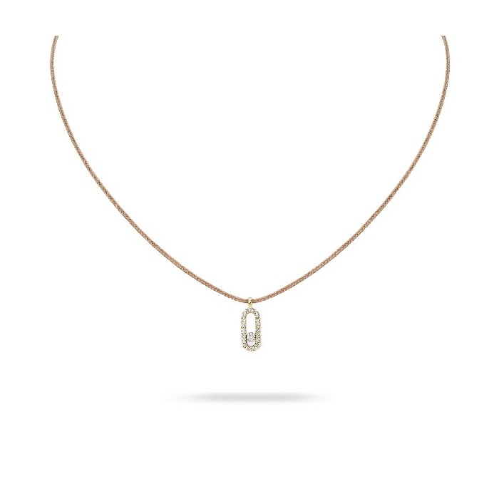 Messika CARE(S) Beige Necklace with Pavé