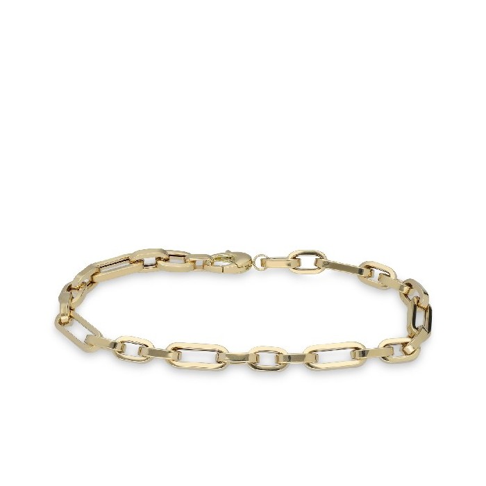 My Essence Link Bracelet Grau Yellow Gold