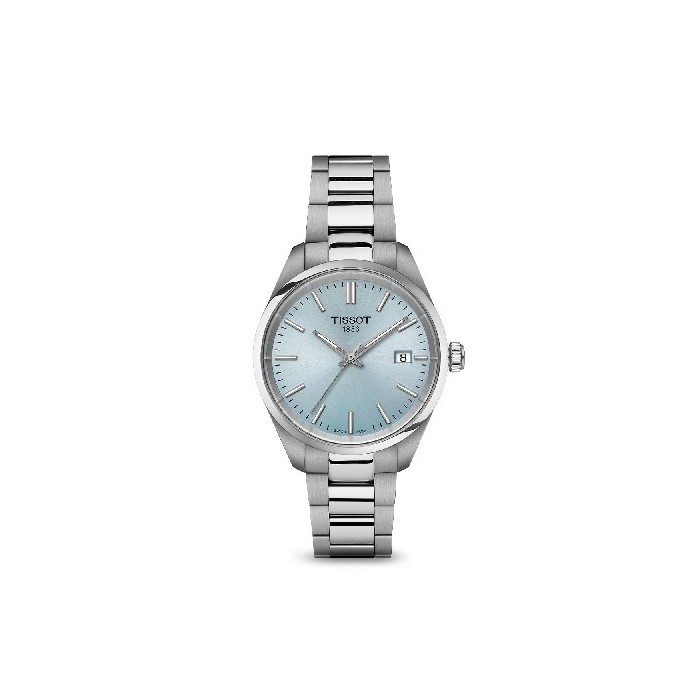 Tissot PR 100 Ice Blue Dial Watch