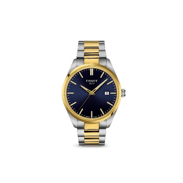 Reloj Tissot PR 100 40 MM T-Classic Plateado y Dorado