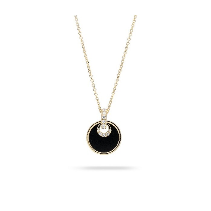 Grau Onyx and Diamond Necklace