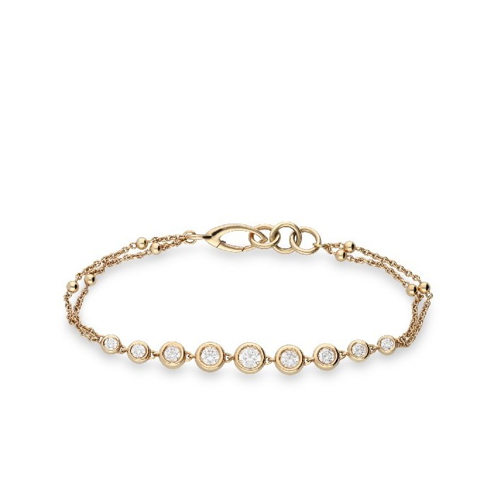 Grau Aura Bracelet in pink Gold and Diamonds