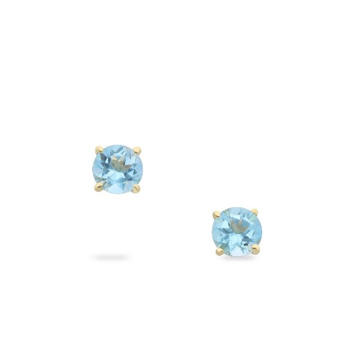 Grau Good Mood Topaz and Yellow Gold Earrings