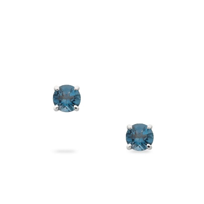 Grau Good Mood Topaz White Gold Earrings