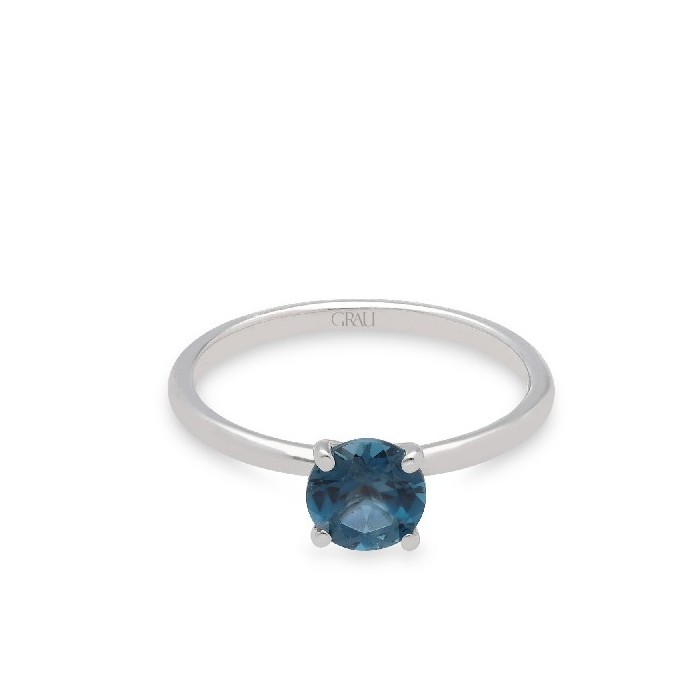 Grau Good Mood Topaz and White Gold Ring