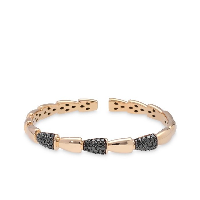 Grau Open Rose Gold and Diamond Bracelet