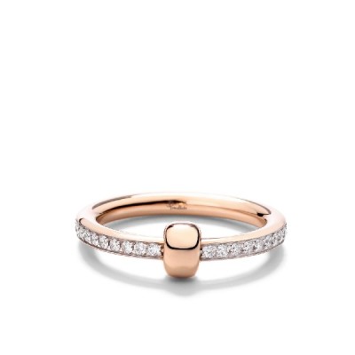 Pomellato Together Ring in Rose Gold and Diamonds