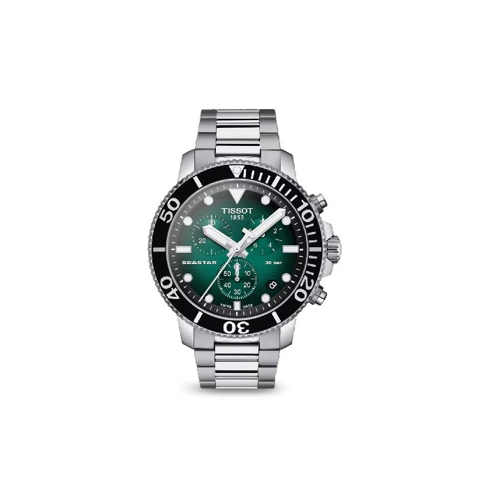 Reloj Tissot Seastar 1000 Cronógrafo Verde