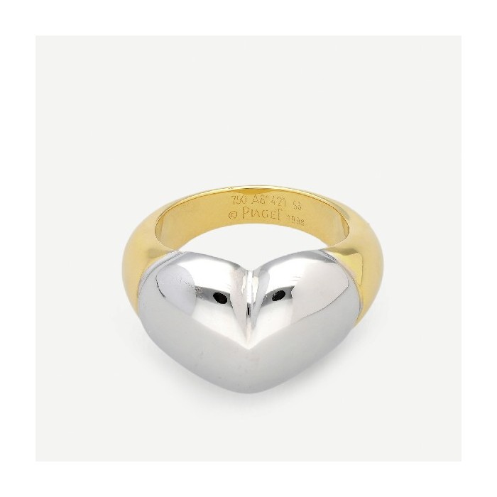 Anillo Piaget Corazón vintage bicolor