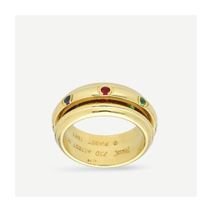 Piaget Possession ring gold and multicolored gems