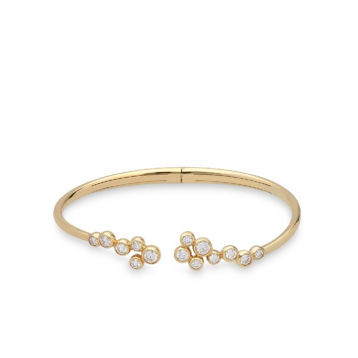 Rigid Bracelet Aura Grau Rose Gold