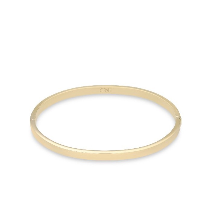 My Essence Rigid Gold Bracelet in Yellow Gold