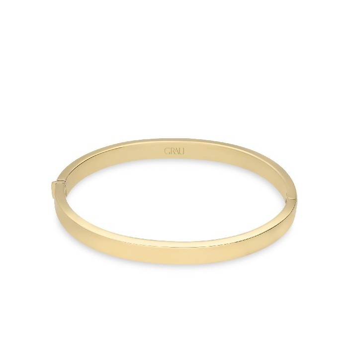 Rigid My Essence Yellow Gold Slave Bracelet