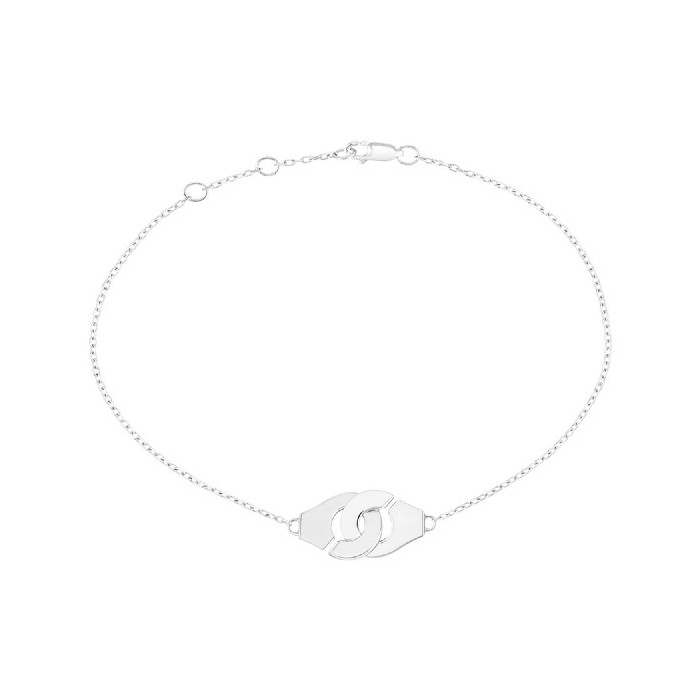 Dinh Van Menottes R8 White Gold Bracelet