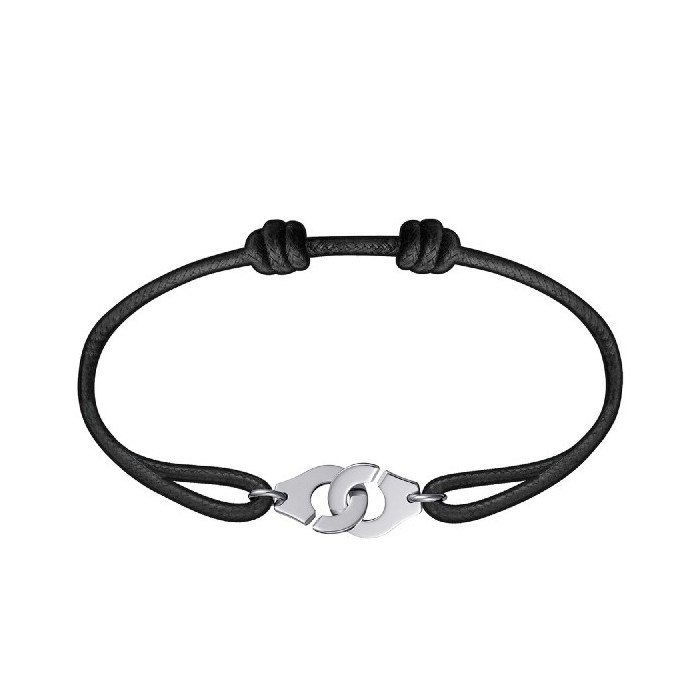 Dinh Van Menottes R10 White Gold Cord Bracelet