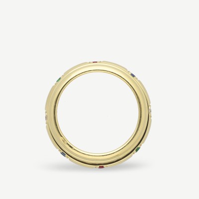 Piaget Possession ring gold and multicolored gems