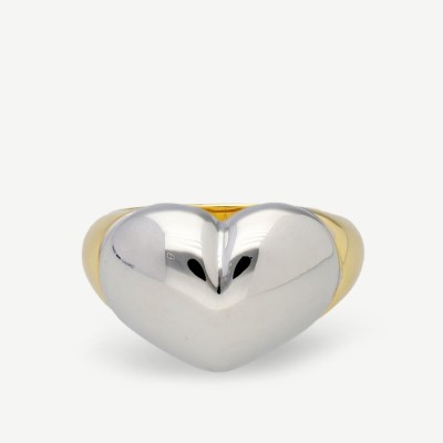 Piaget Vintage Two-Tone Heart Ring