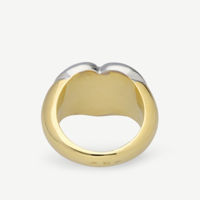 Anillo Piaget Corazón vintage bicolor