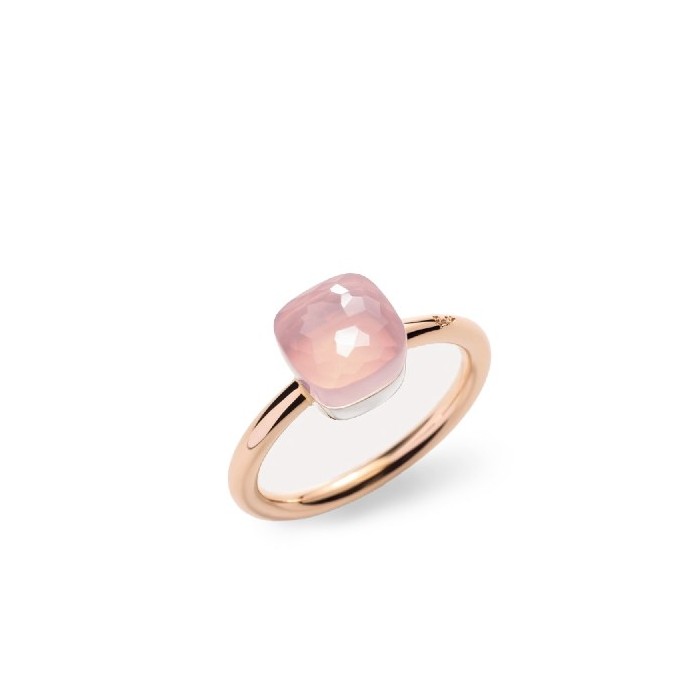 Anillo Pomellato Nudo Petit Cuarzo Rosa