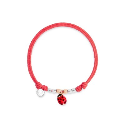 Dodo Ladybug Cord Bracelet