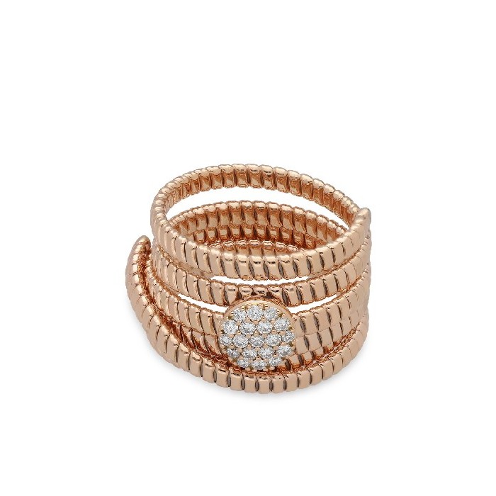 Grau Tubogas Ring in Rose Gold