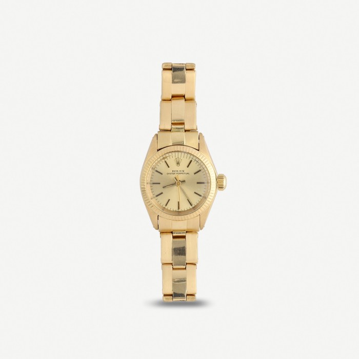 Rellotge Rolex Oyster Perpetual Or groc