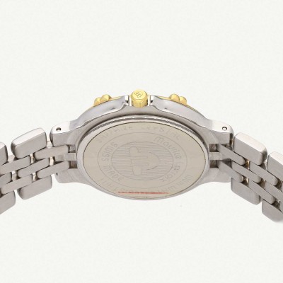 Maurice Lacroix steel and gold watch