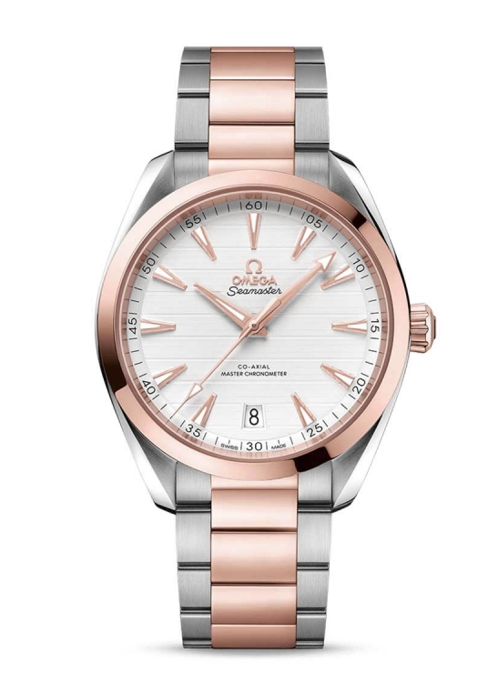 Reloj de acero y oro rosa Seamaster Aqua Terra Omega - Joyería online Grau