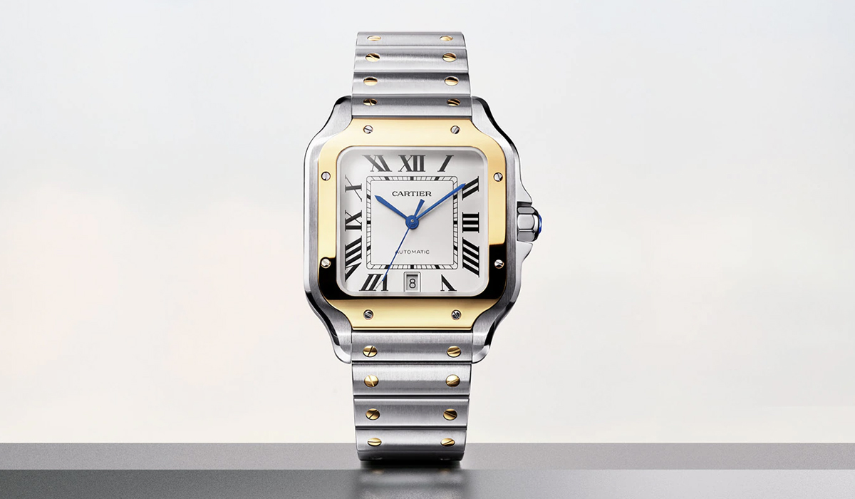 Reloj Cartier Santos en Joyeria Grau, distribuidor oficial Cartier en Barcelona
