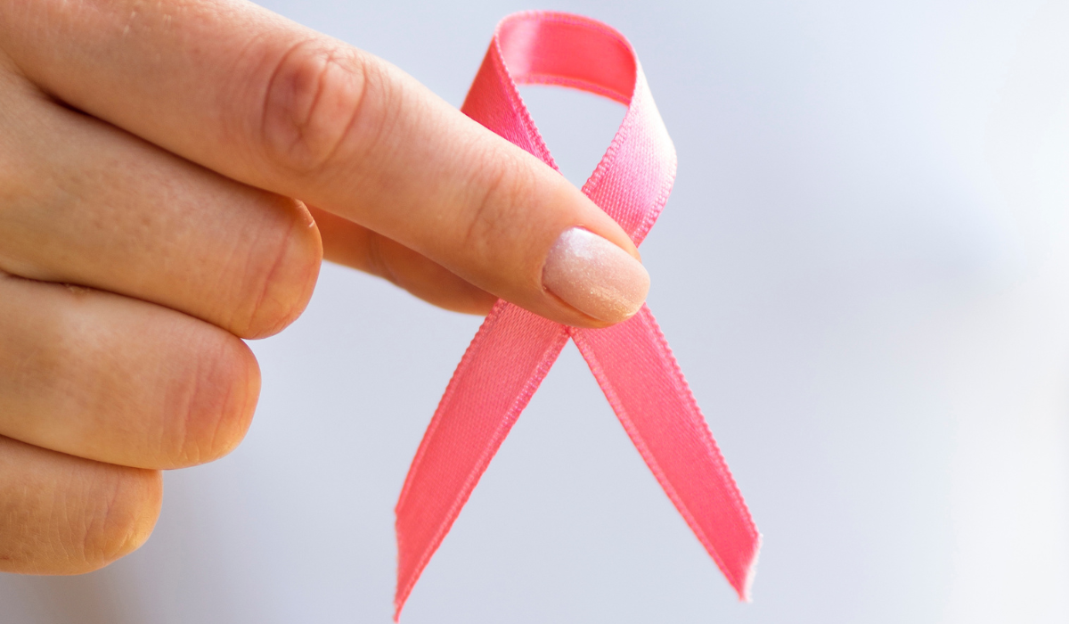 lazo rosa lucha contra cancer mama