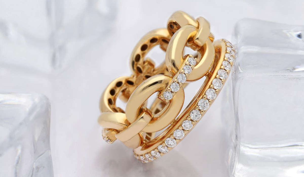 anillos para mujer oro y diamantes