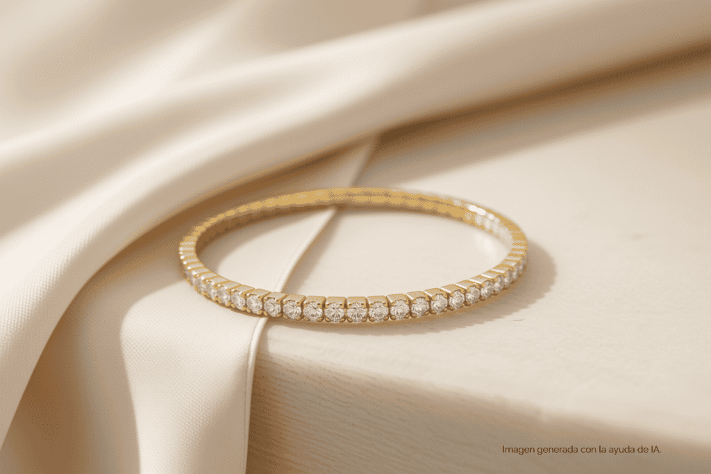 pulsera rivière grau