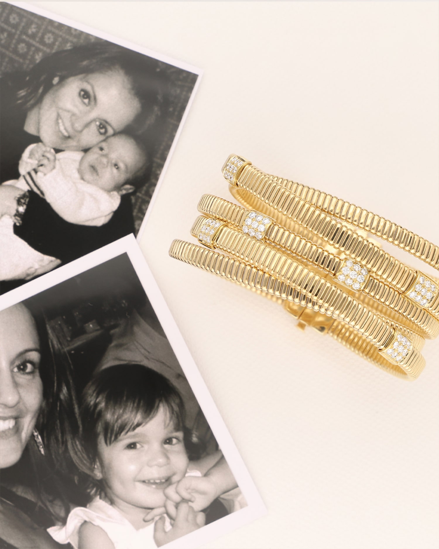 Pulsera de oro y diamantes