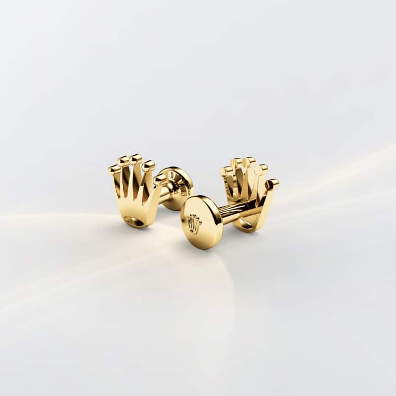 Rolex ‘Crown’ cufflinks, A symbol to have on hand