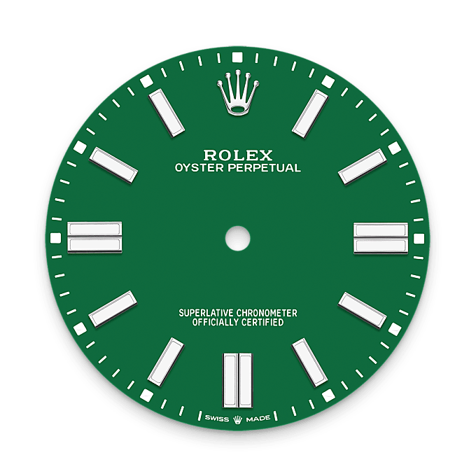 Rolex Oyster Perpetual 41, Esfera verde