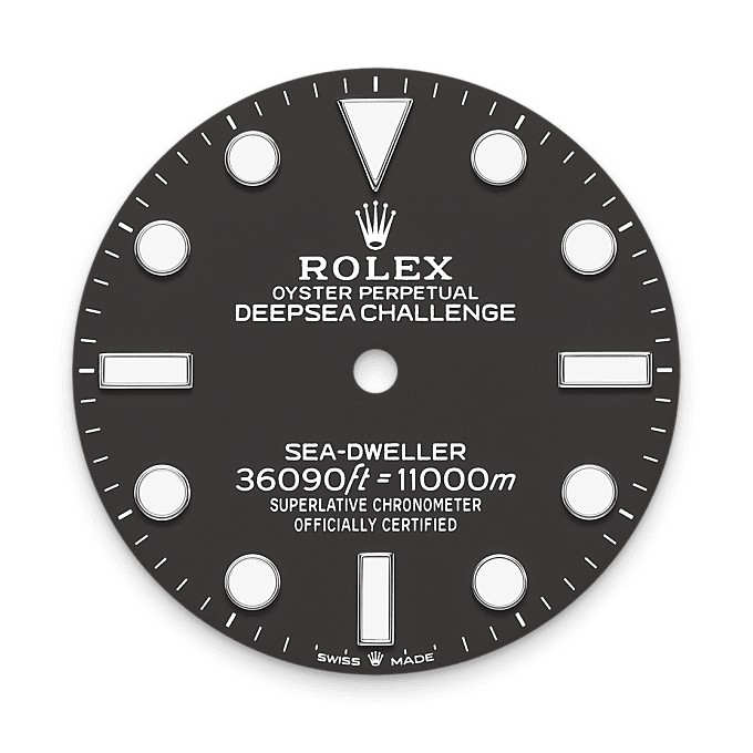 Rolex Deepsea Challenge, Esfera negre intens