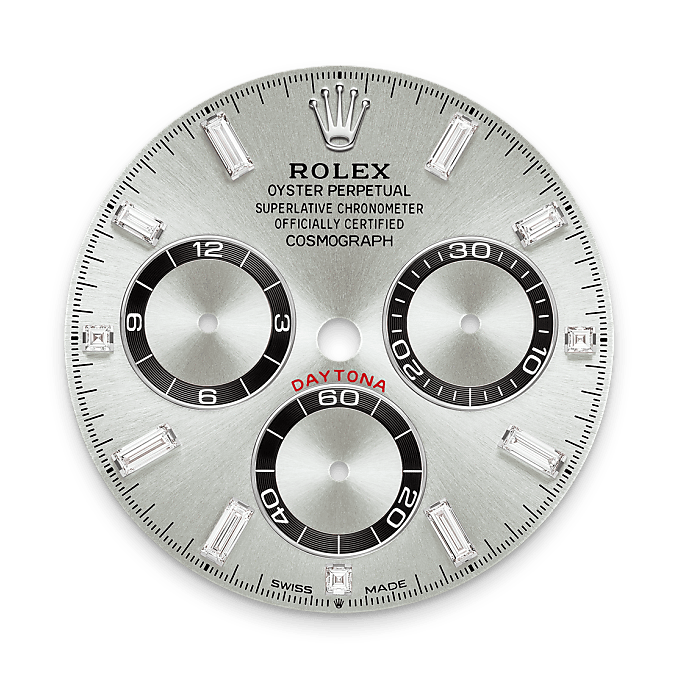 Rolex Cosmograph Daytona, Esfera en acer