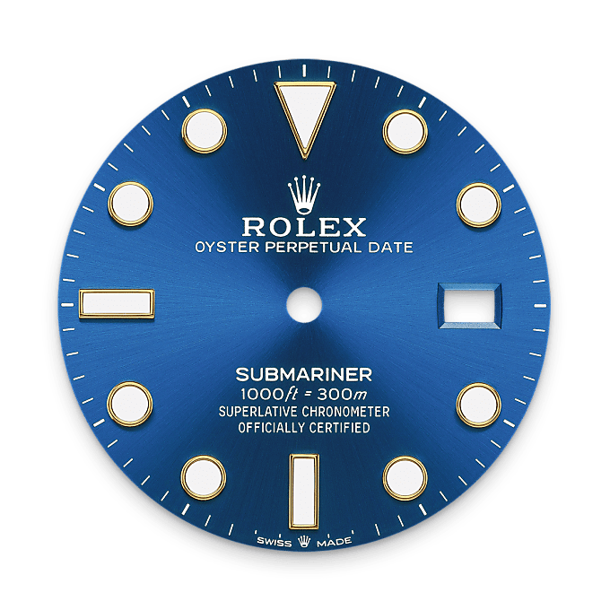 Rolex Submariner Date, Esfera blau reial