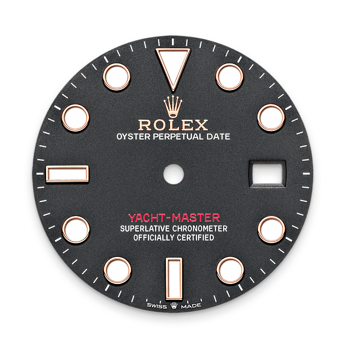 Rolex Yacht-Master 40, Esfera negro intenso