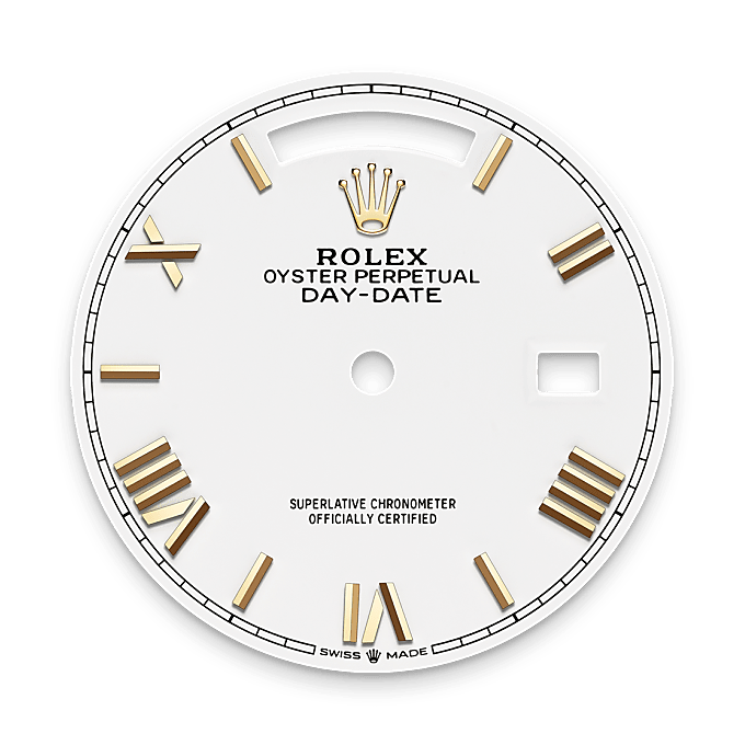 Rolex Day-Date 36, Esfera blanca