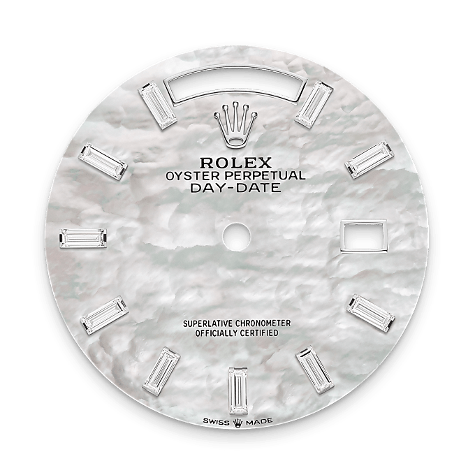 Rolex Day-Date 36, Esfera de nacre