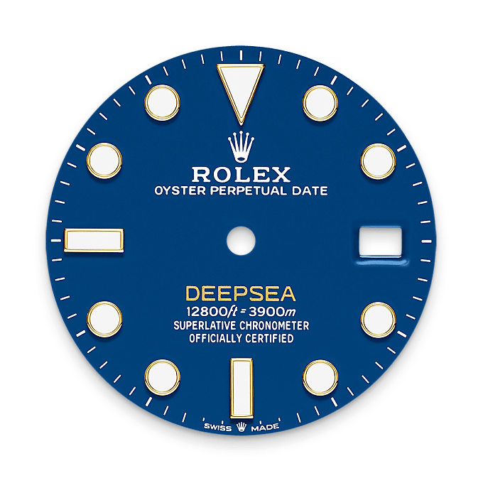 Rolex Rolex Deepsea, Esfera blava