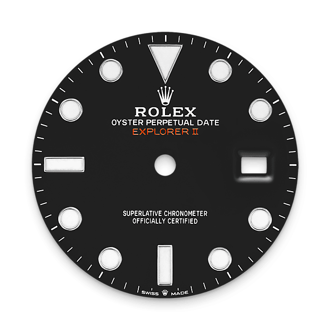 Rolex Explorer II, Esfera negra