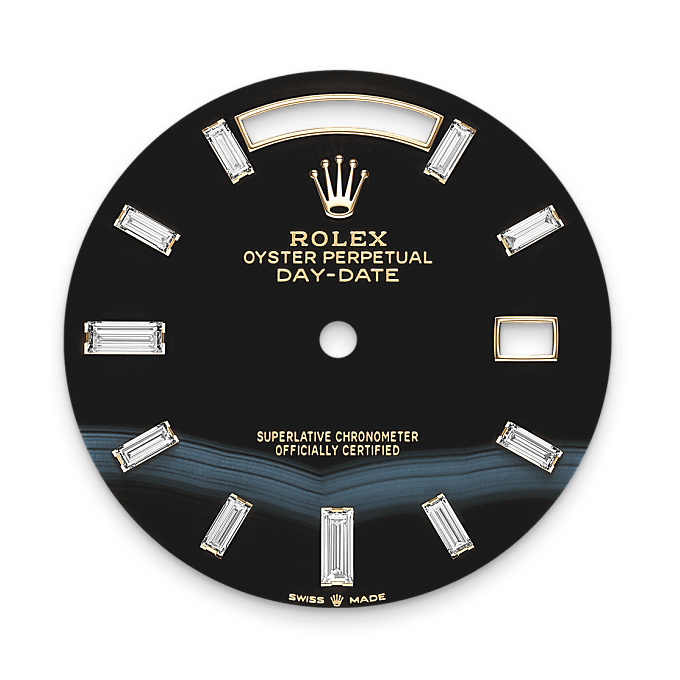 Rolex Day-Date 40, Esfera ónice