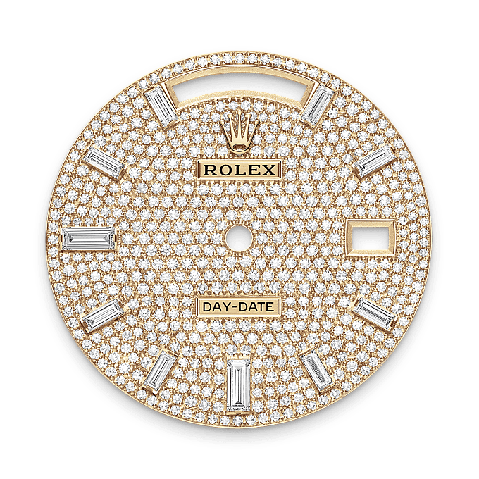 Rolex Day-Date 40, Esfera pavé diamantes