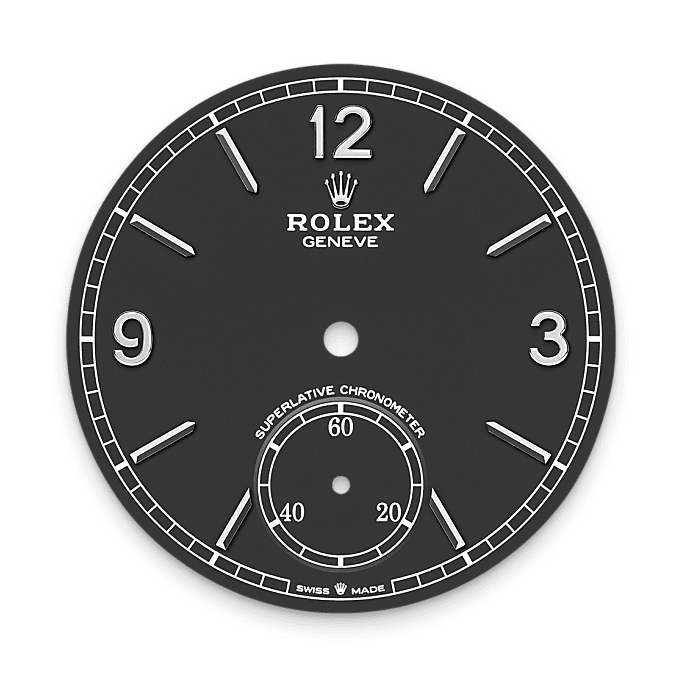 Rolex 1908, Intense black dial