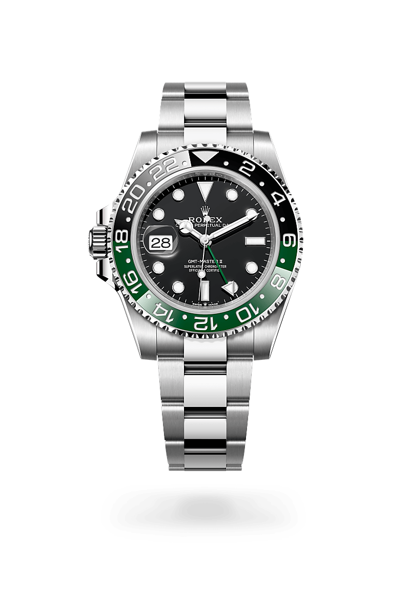 Rolex GMT-Master II, Oyster, 40 mm, acero Oystersteel